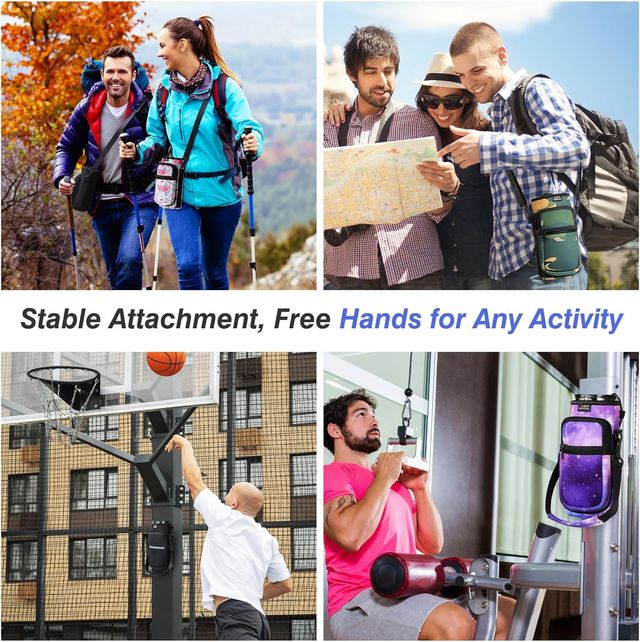 Bolsa Magnética para Gimnasio, Portabotellas Agua