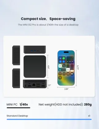 Mini PC M610: 16GB RAM