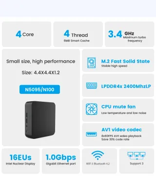 Mini PC M610: 16GB RAM