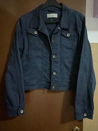 CHAQUETA NUEVA L VAQUERA SHANA AZUL MARINO MUJER