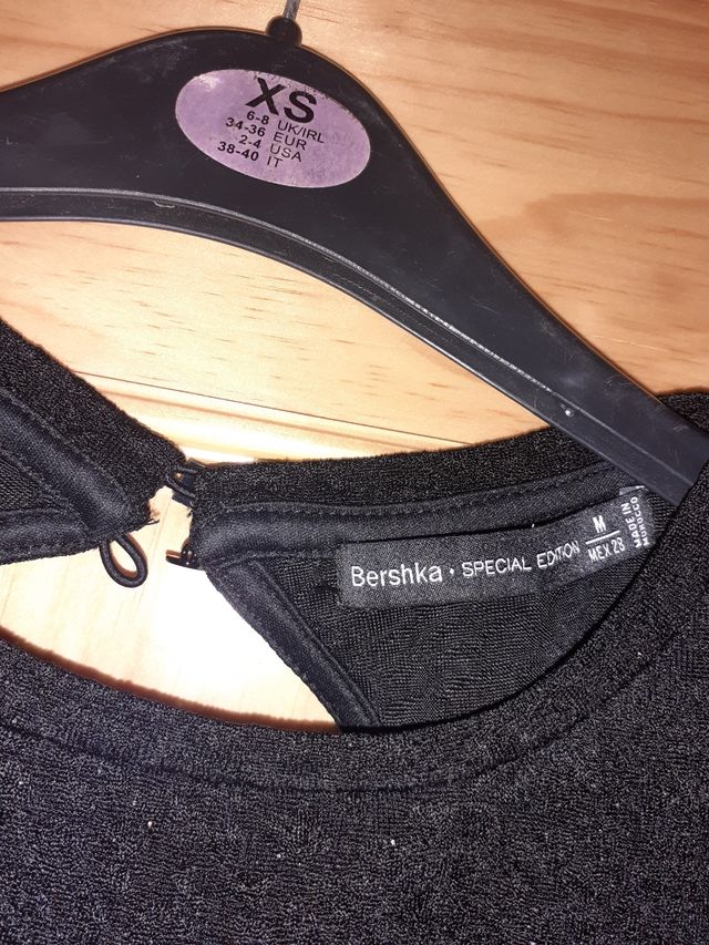 Body negro Bershka  fiesta