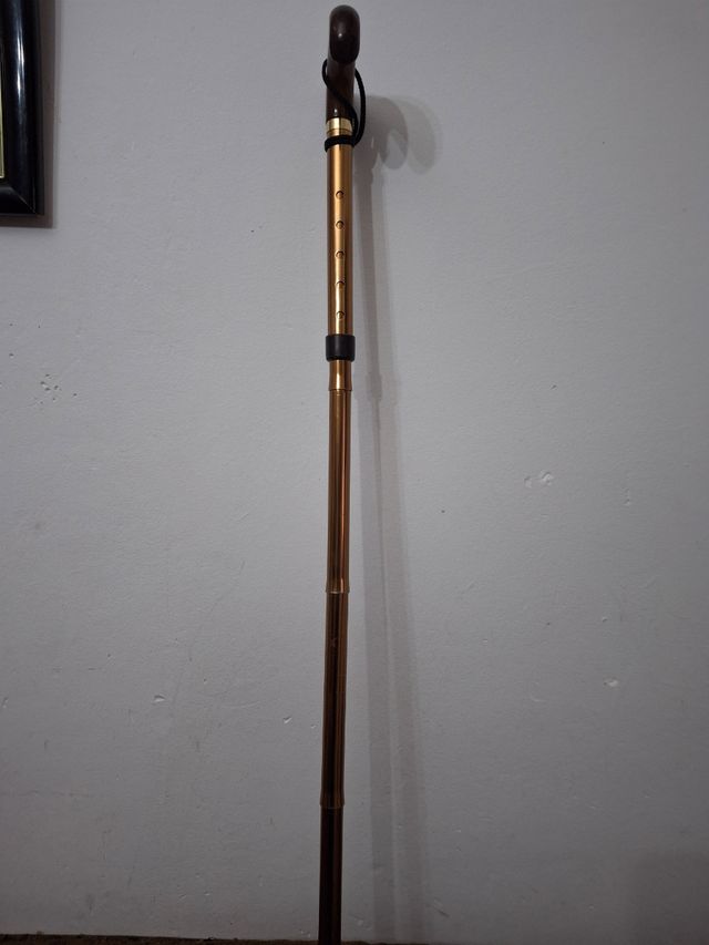 Bastone Regolabile Marrone Dorato