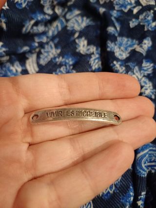 34 Chapas para pulseras de metal