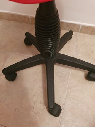 Silla escritorio giratoria roja