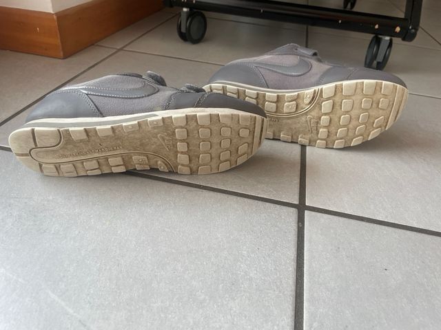 Nike Scarpe Bambino Velcro Grigie