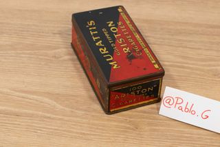 Caja metal vintage Muratti’s Ariston 1920s