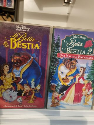 VHS La Bella y la Bestia (2)