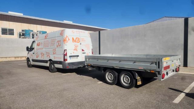 Alquiler Remolque h/2500Kg Ibi