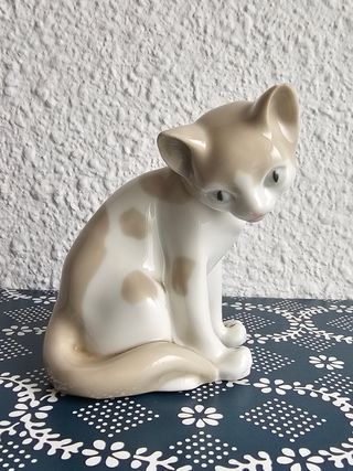 Gatos porcelana inicios Lladró