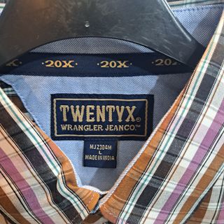 Camisa Wrangler Twentyx L nueva hombre