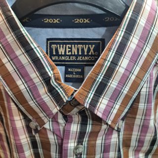 Camisa Wrangler Twentyx L nueva hombre