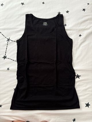 Camiseta premamá Kiabi negra - Talla M