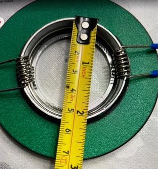 Marcos empotrables LED - 3 unidades. Cristal