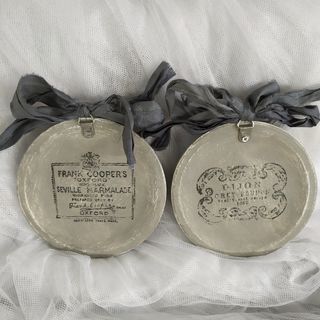 2 Plaquitas Decorativas Shabby Chic (2 uds.)