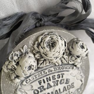 2 Plaquitas Decorativas Shabby Chic (2 uds.)