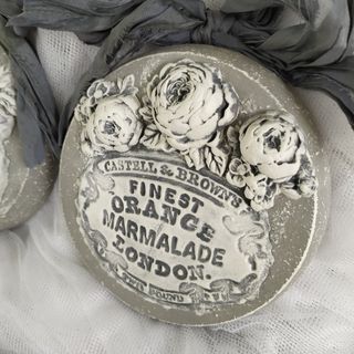 2 Plaquitas Decorativas Shabby Chic (2 uds.)