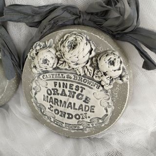 2 Plaquitas Decorativas Shabby Chic (2 uds.)