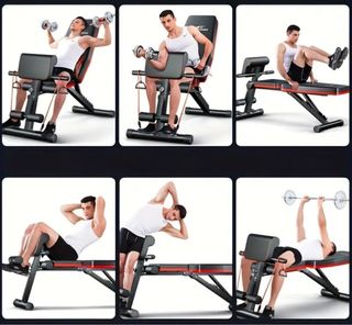 Banco Pesas Plegable Ajustable