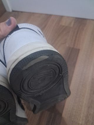 Botines niña - Blanco y Negro - Talla 36