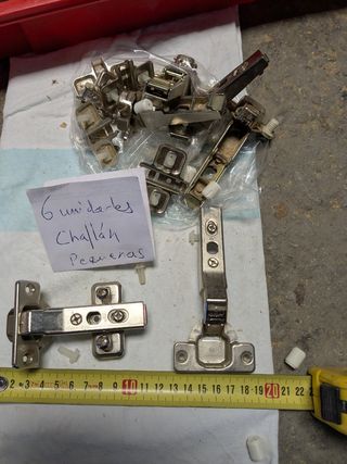 Bisagras pequeñas (6 unidades) 45 grados