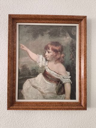 Cuadro antiguo niña