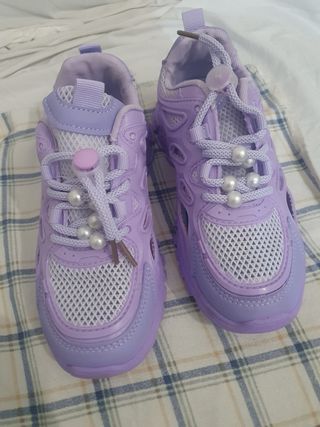 Zapatillas deportivas niña - Lila - Talla 34