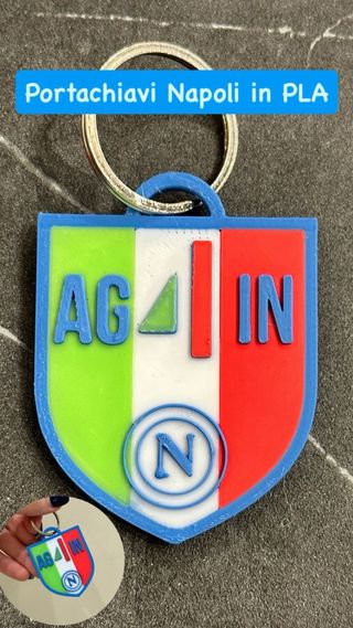 Portachiavi SSC Napoli - AG4IN