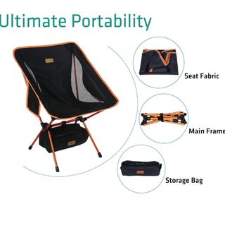 2 Sillas Plegables Ultraligeras TREKOLOGY