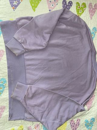 Sudadera morada Bershka - Talla M