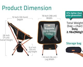Silla Plegable Ultraligera TREKOLOGY