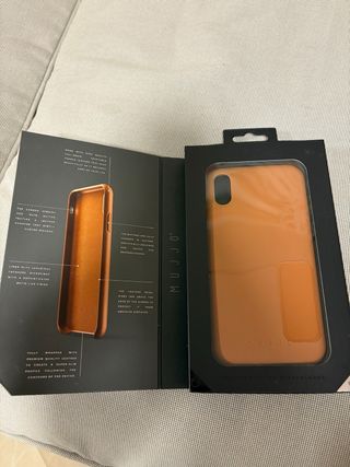 Mujjo Funda Piel iPhone XR