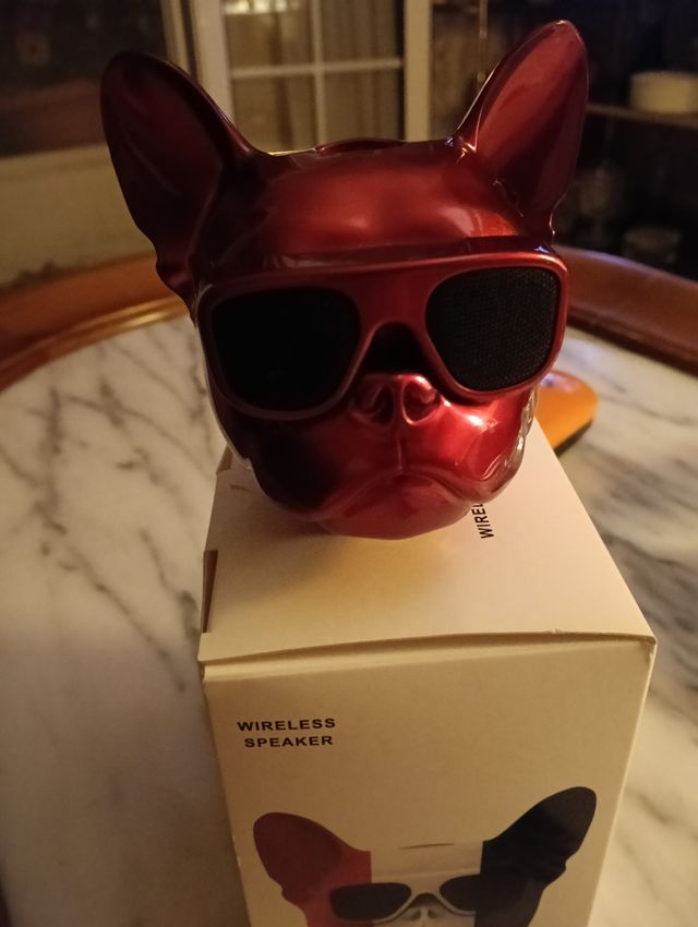 Altavoz inalámbrico Bulldog Francés Rojo