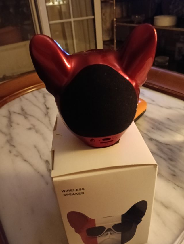 Altavoz inalámbrico Bulldog Francés Rojo