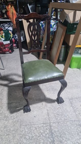 5 sillas antiguas de madera a restaurar unidad 15