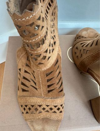 Sandalias Alpe Marrón - Tacón