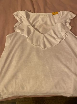 Top blanco Lefties - Talla XL