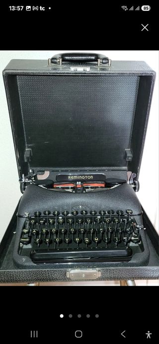 Máquina escribir Remington, antigua