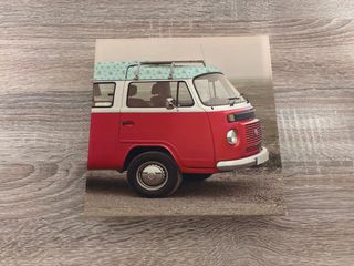 3 Cuadros retro: furgoneta, cámara & coche