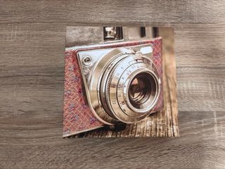 3 Cuadros retro: furgoneta, cámara & coche