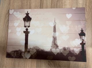 Cuadro París - Lienzo romántico