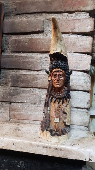 Escultura Indio Americano