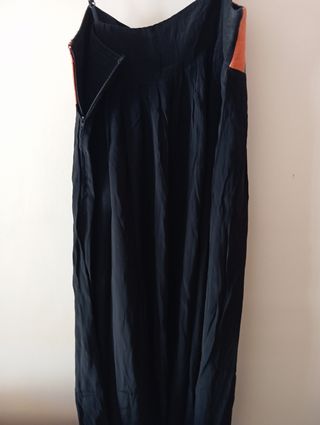 Vestido largo Corte Inglés - Negro, multicolor