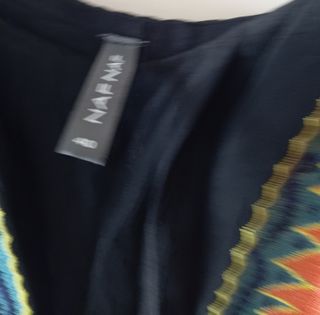 Vestido largo Corte Inglés - Negro, multicolor