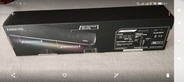 Barra sonido EVS Sonar Gaming - 50cm