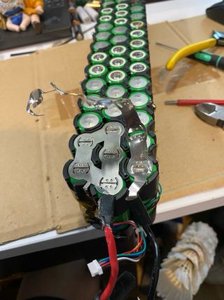 Reparación de batería de litio de 36 V y 17,5 Ah