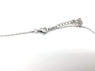 collar plata 925mm con piedra con circonita 19 5cm
