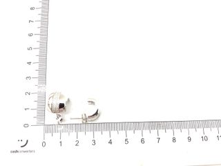 pendientes plata 925mm con piedra con circonita
