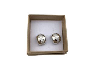 pendientes plata 925mm con piedra con circonita