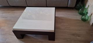 Mesa auxiliar cuadrada para salón o salita