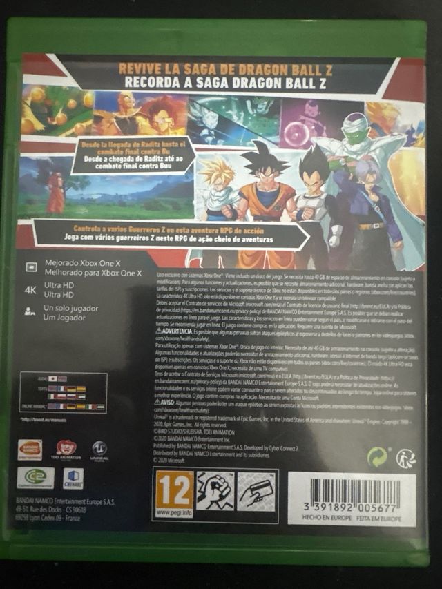 Dragon Ball Z Kakarot Xbox One